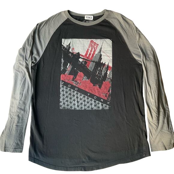 Yoo York Men’s Long Sleeve T-shirt size M, Black, Unbreakable - Picture 1 of 6